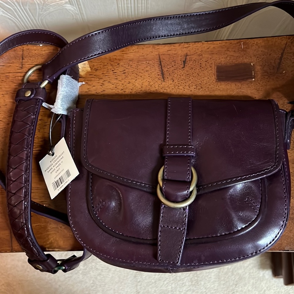 NWT - Cole Haan Marissa Crossbody Bag in Aubergine
